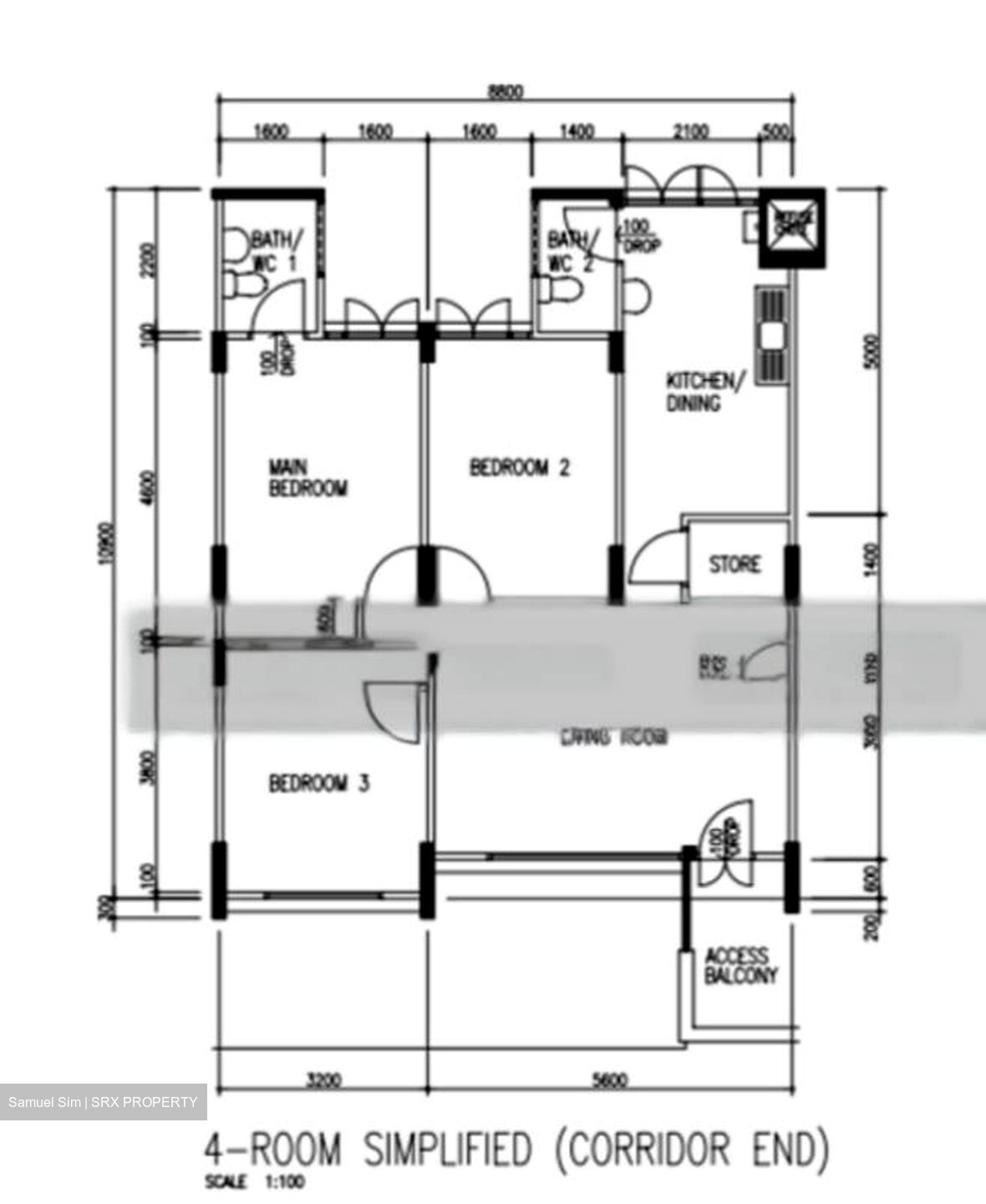 Blk 203 Serangoon Central (Serangoon), HDB 4 Rooms #462824711